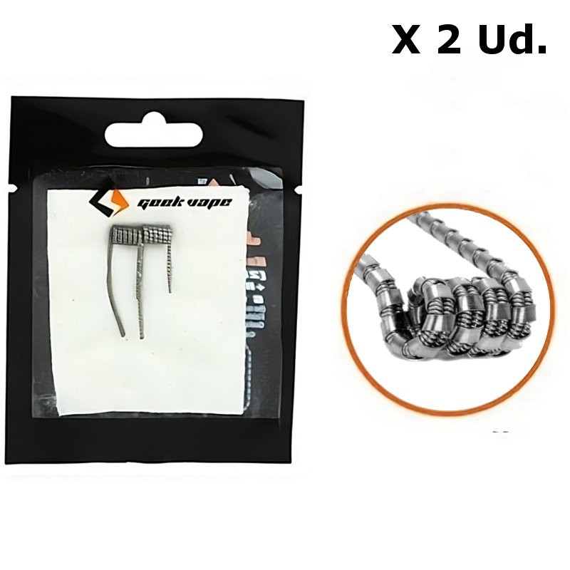 Resistencias Geek Vape Juggernaut Coil (0.4 Ohm) - 2UD - B2B El Templo de  la Shisha | Mayorista de Cachimbas y Vapers